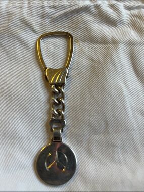 Silver Logo Metal Keychain
